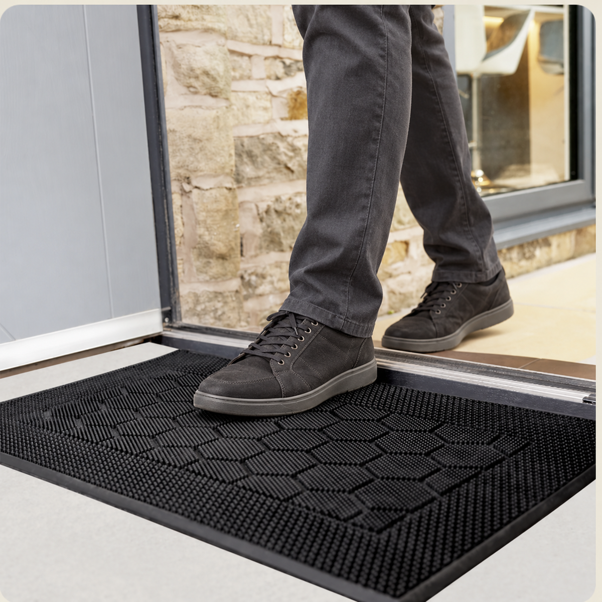 Doormat Environment Friendly Graphene Rubber SpaceMat Home