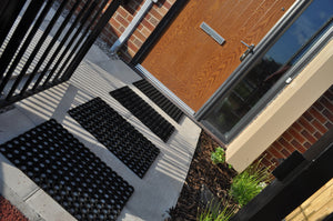 Doormat, Indoor Outdoor, Easy Care, Sustainable Graphene Rubber, Multifunctional, 4 in 1 Pack